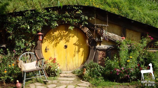 Hobbit house and chair.