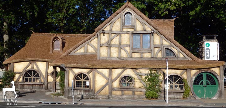 Hobbit-Themed Visitor Center in Matamata, New Zealand.
