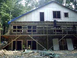 Rehl House: Slipforming third floor.
