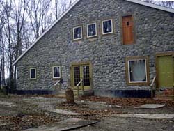Rehl House: Completed stone work!