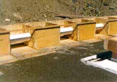 Tilt-up house footing.