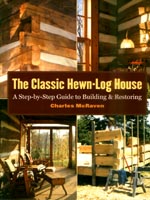 Classic Hewn Log House - book cover.
