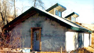 Completed strawbale workshop.