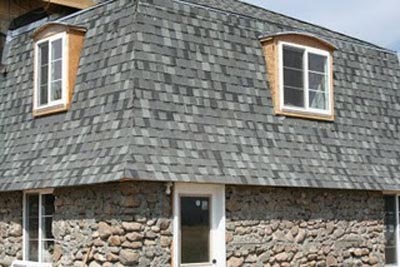 Curved roof domers.